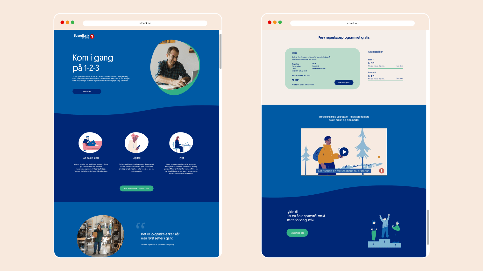 apriilprocontra.no SpareBank 1 SR-Bank SMB kampanje landingsside