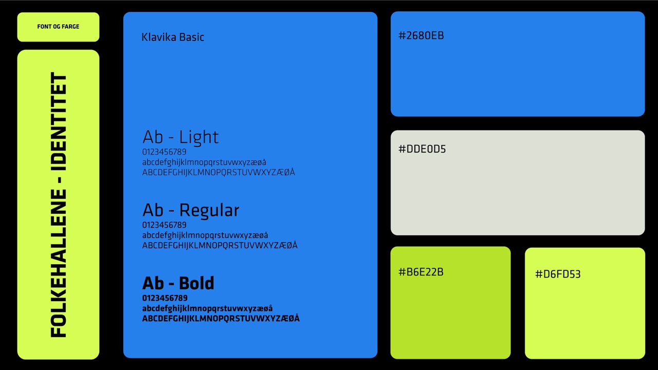 Utsnitt fra Rookie profilmanual