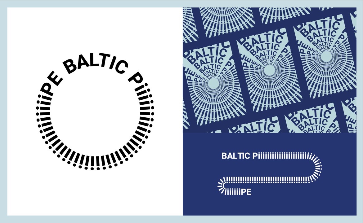Logoen til Baltic Pipe vist på flere kreative måter