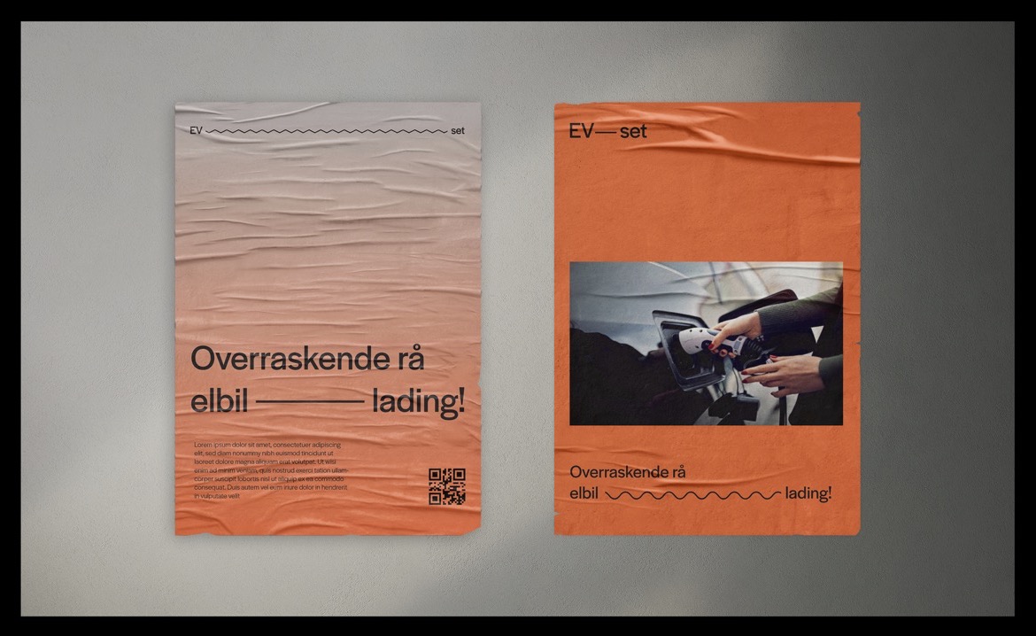 Utsnitt fra EVSET sin grafiske profil