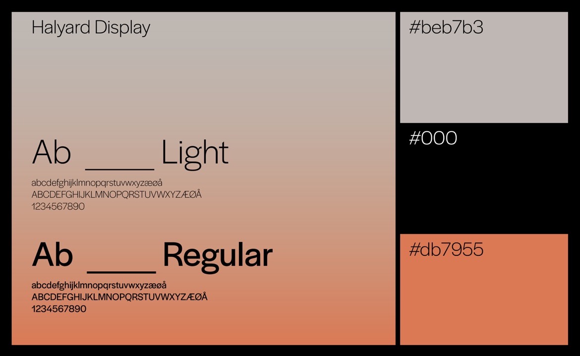 Utsnitt fra EVSET sin grafiske profil