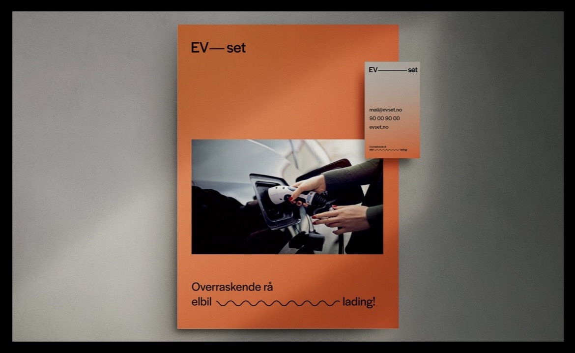 Utsnitt fra EVSET sin grafiske profil