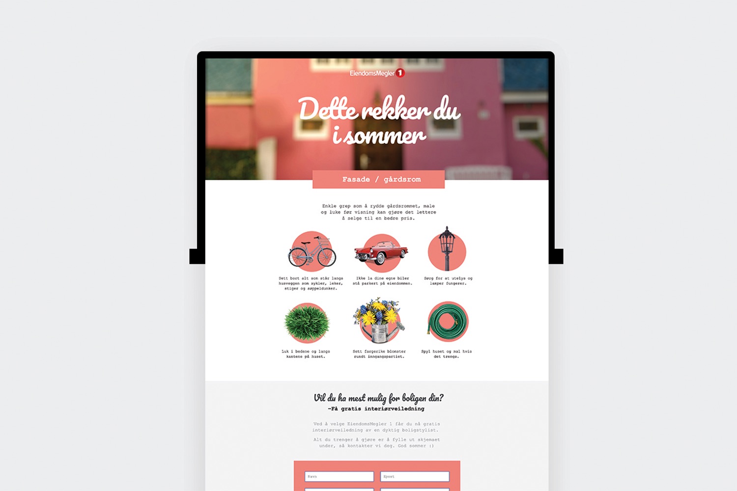 Landingsside fasade tips