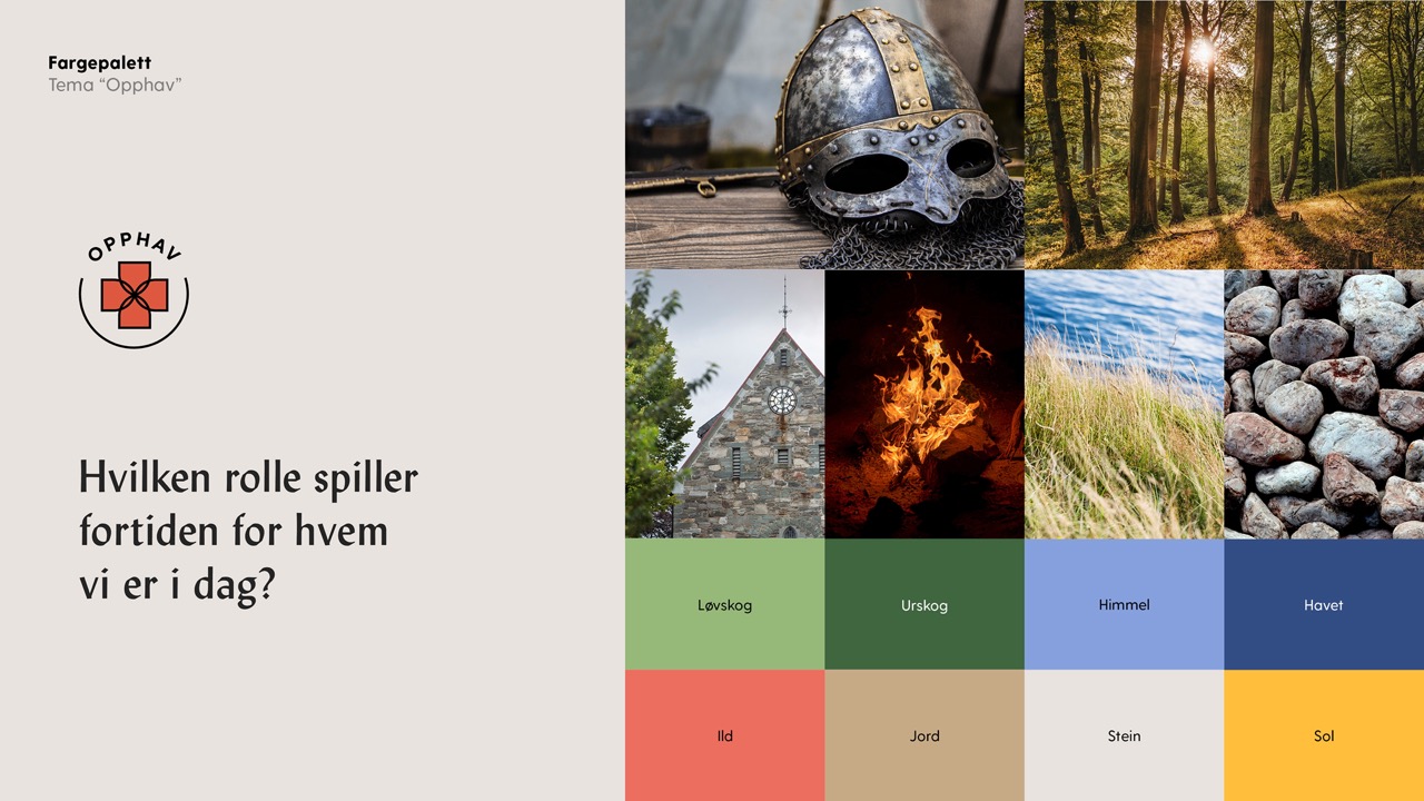 Utsnitt fra Visuell profil for 900-årsjubileet til Stavanger by og Stavanger domkirke i 2025