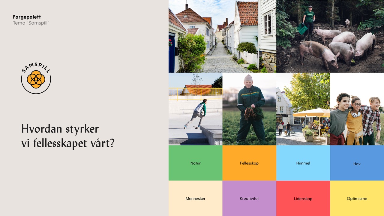 Utsnitt fra Visuell profil for 900-årsjubileet til Stavanger by og Stavanger domkirke i 2025