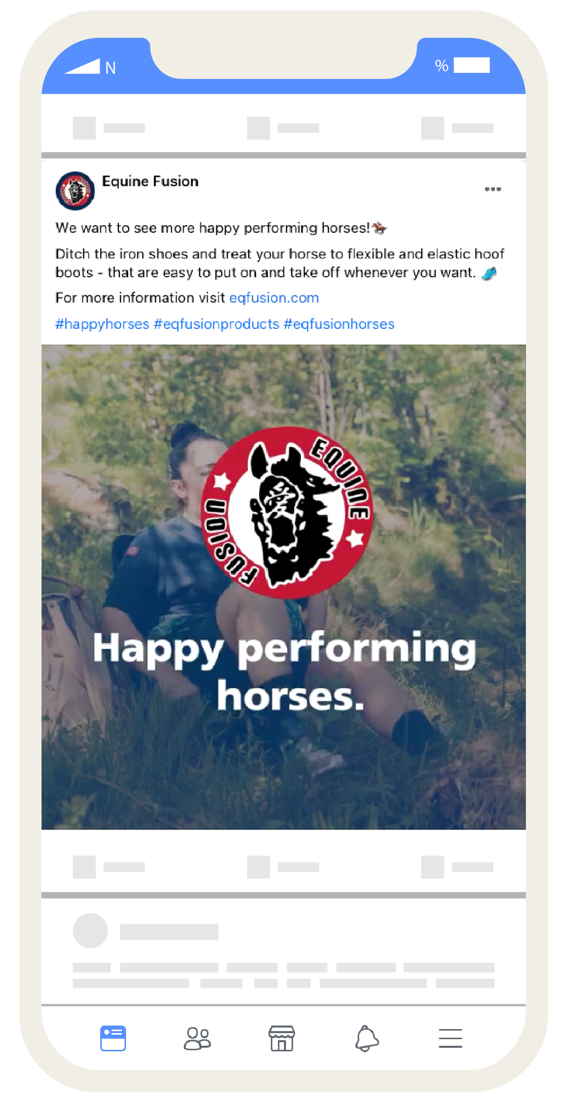 Equine fusion turgåer